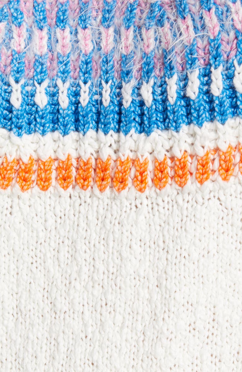 Lou & Grey Fuzzy Fair Isle Sweater, Alternate, color, 