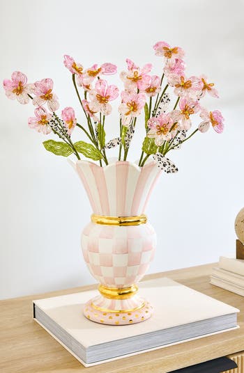 Rosy Check Great Ceramic Vase