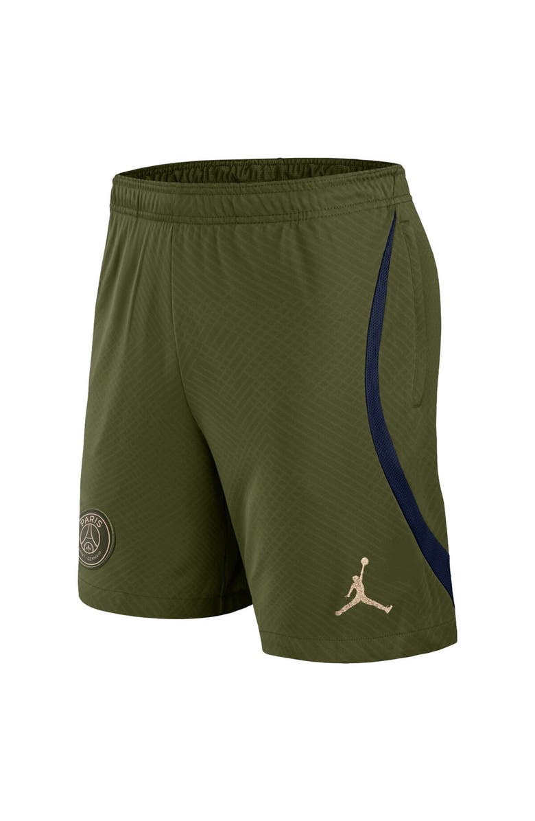 Jordan Brand Youth Jordan Brand Olive Paris Saint-Germain 2023/24 Fourth Strike Shorts, Alternate, color,