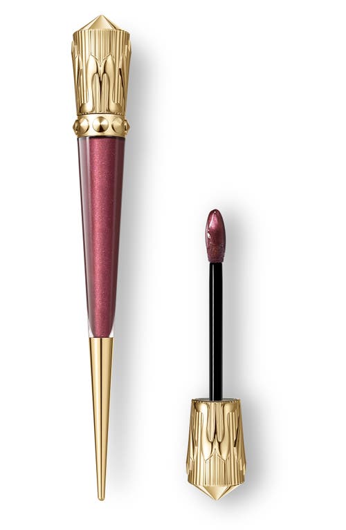 Christian Louboutin Rouge Stiletto Vinyl Gloss In Mauve Heat