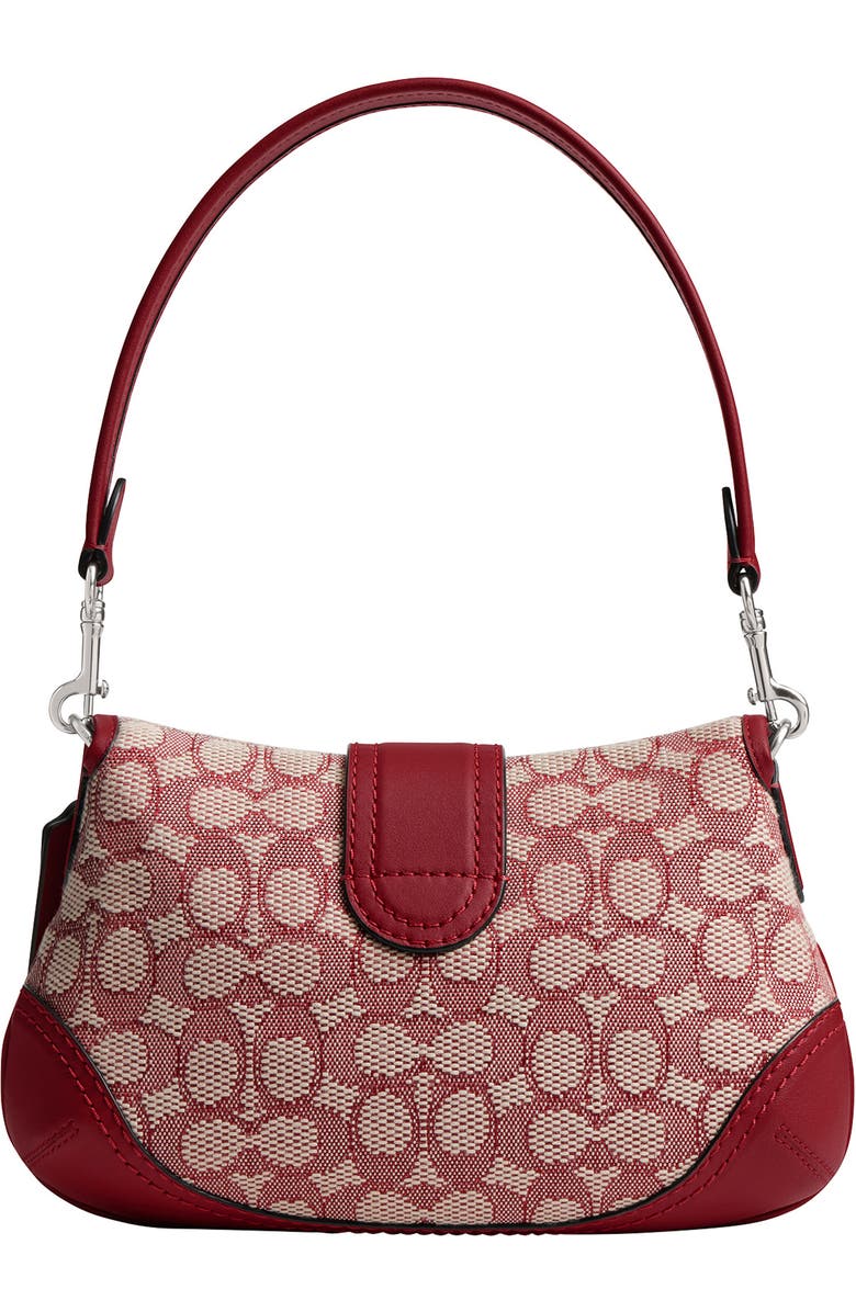 COACH Soho Flap Bag In Signature Textile Jacquard, Alternate, color,
