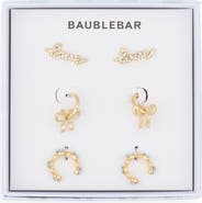 BaubleBar Set of 3 Love Earrings