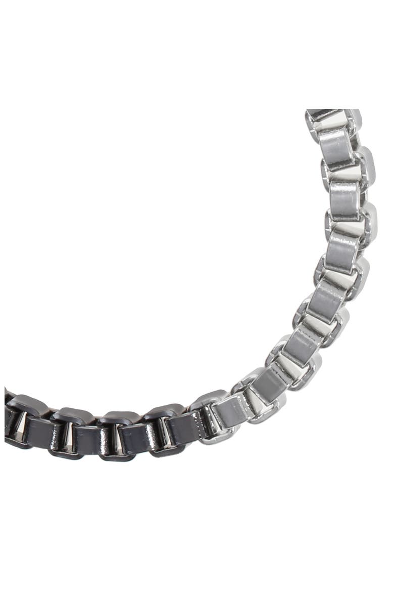 Ombré Box Chain Bracelet, Alternate, color, TWO TONE