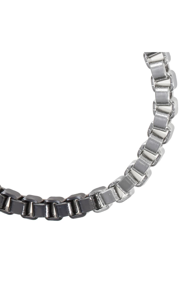 AllSaints Ombré Box Chain Bracelet, Alternate, color, Two Tone