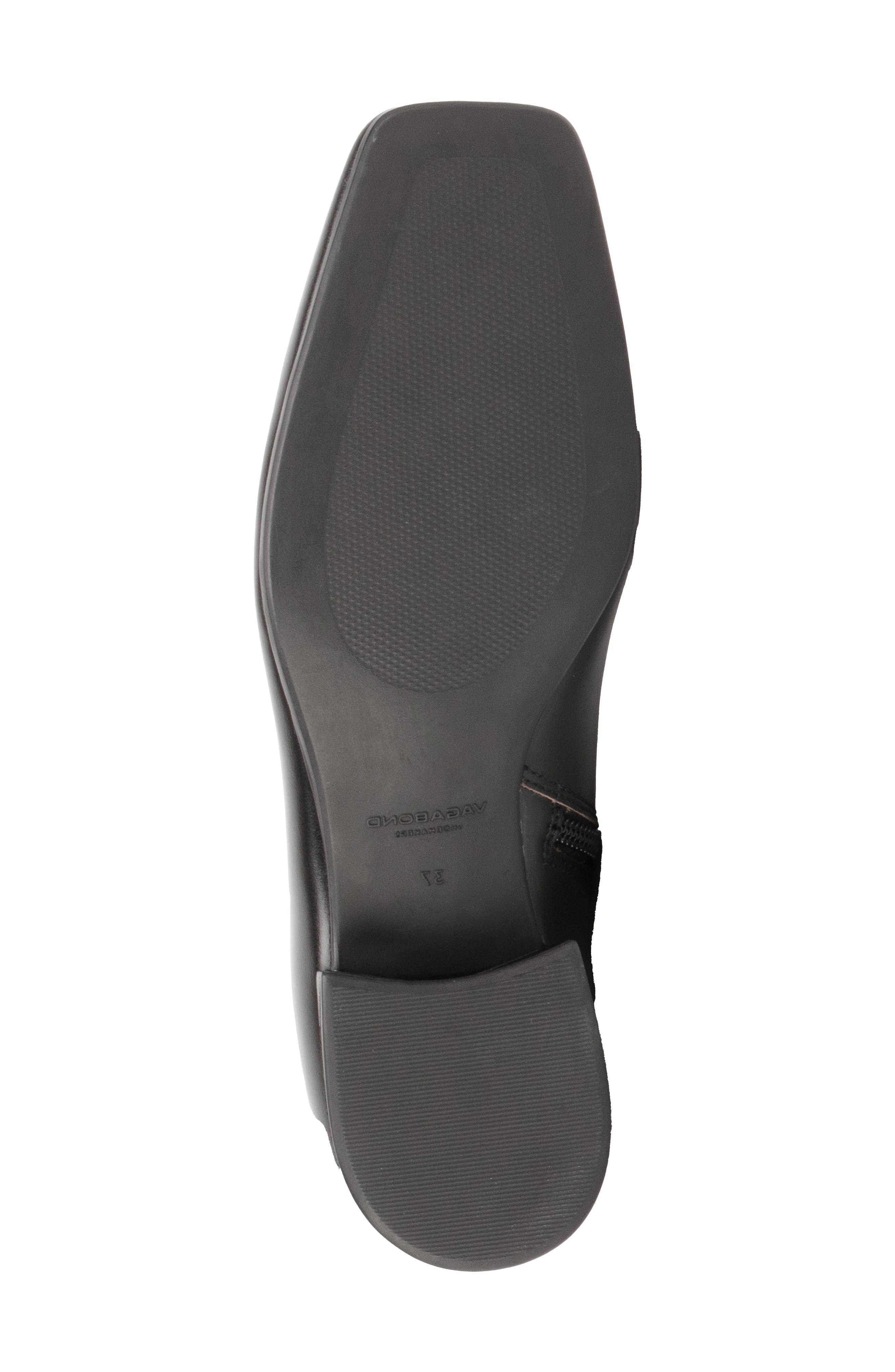 Mona Leather Bootie, Alternate, color, BLACK