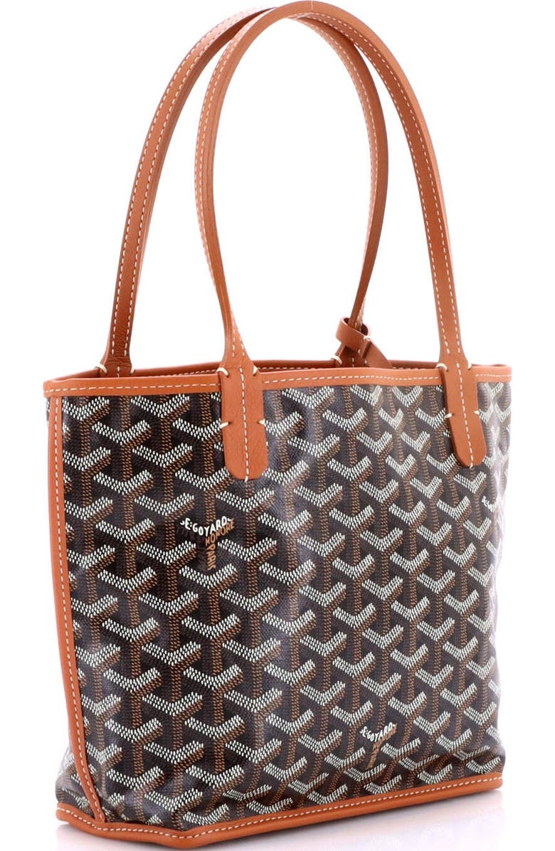 Pre-Owned Goyard Anjou Reversible Tote Coated Canvas Mini, Alternate, color,
