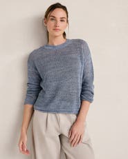 Haven Well Within Linen Tape Yarn Heather Sweater