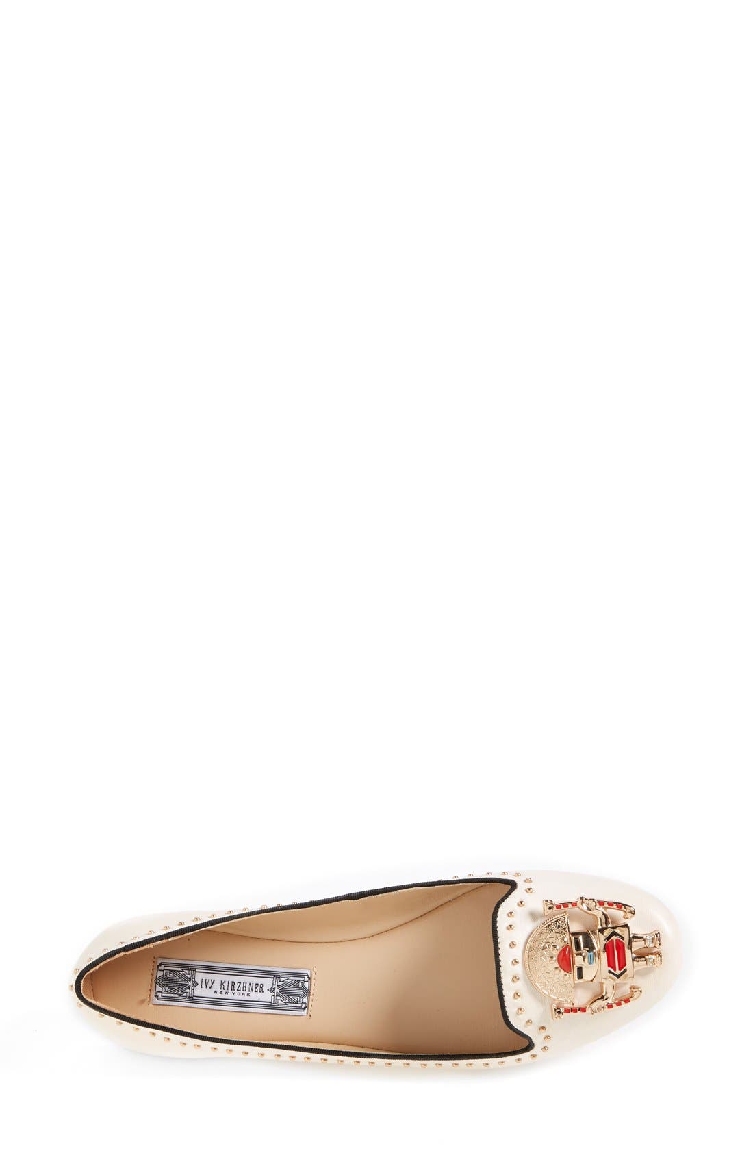 'Mercury' Smoking Flat, Alternate, color, BONE
