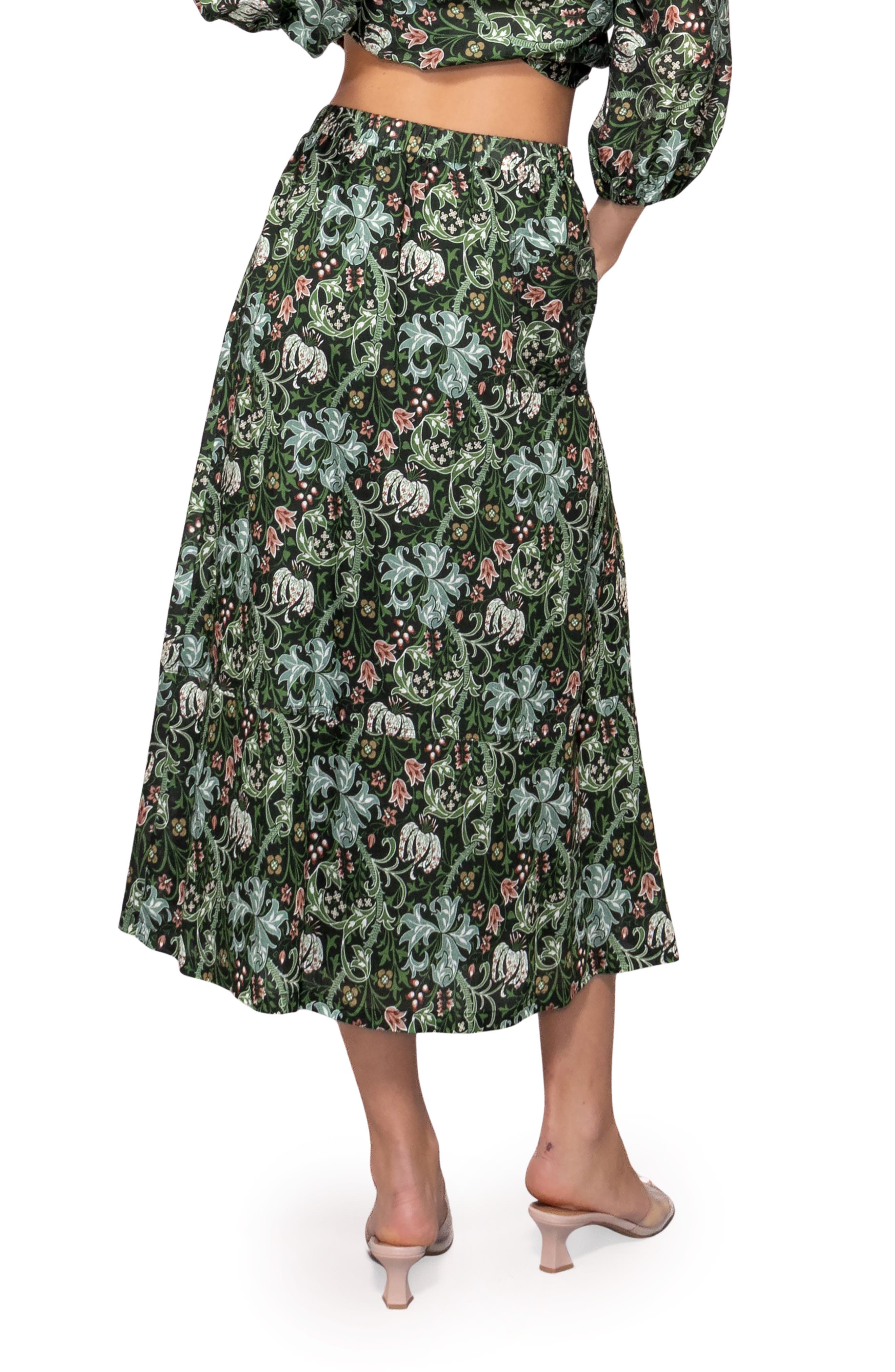 Print Midi Skirt - image 4