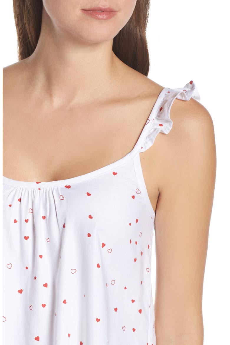 Rosee Short Pajamas, Alternate, color, WHITE/ RED