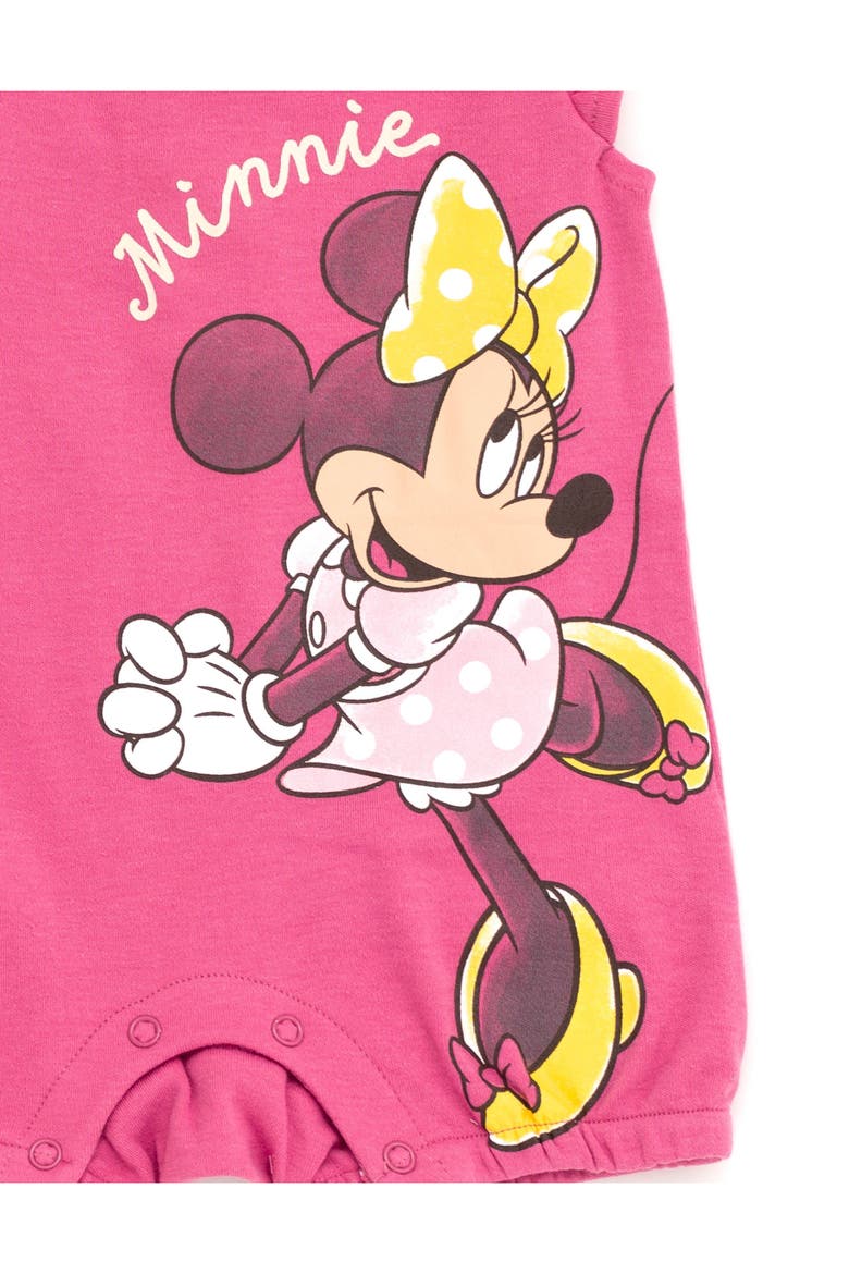 Minnie Mouse 2-Pack One Piece Bubble Rompers, Alternate, color, Pink Ivory Minnie