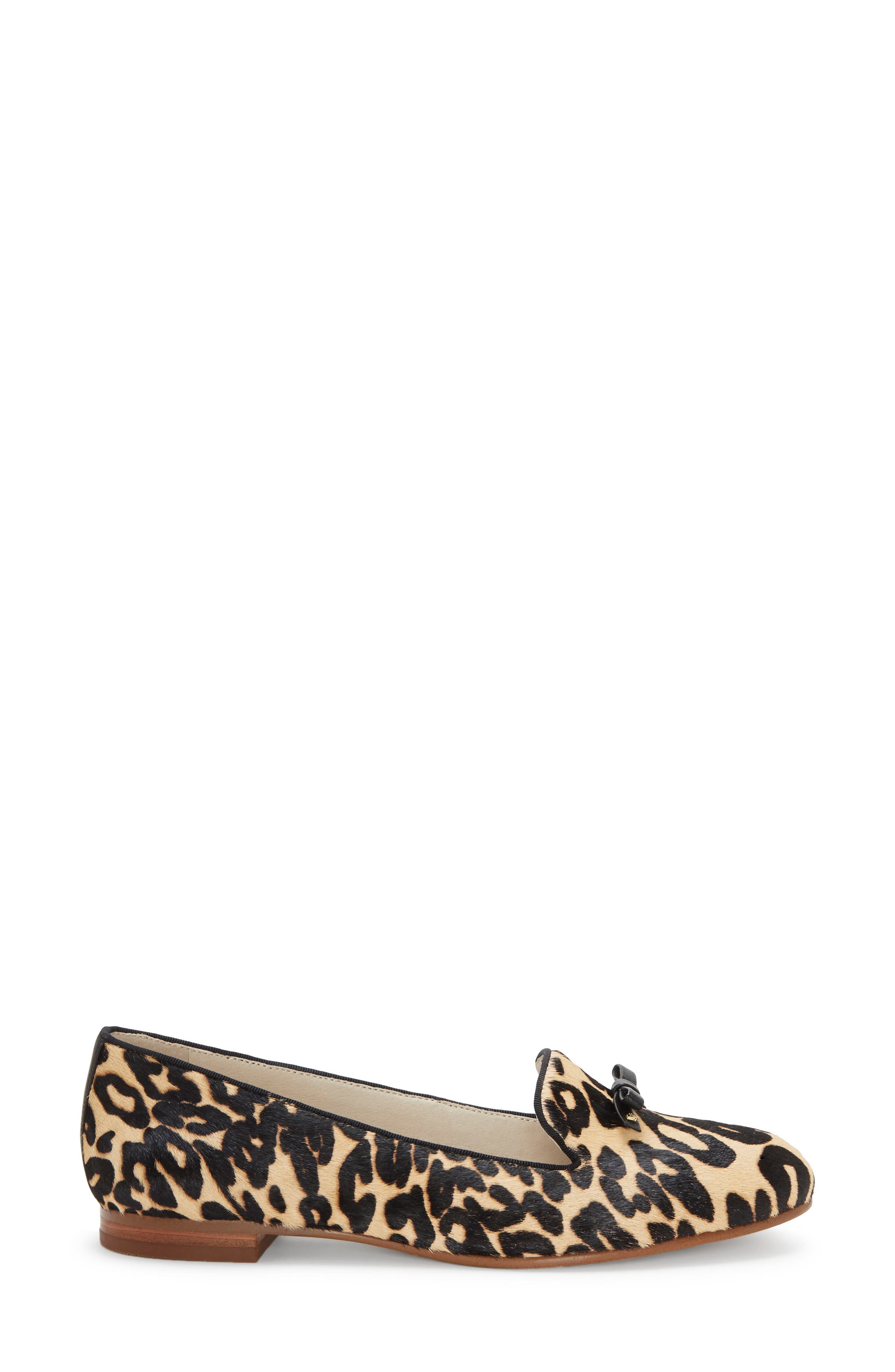 Anniston Genuine Calf Hair Flat, Alternate, color, LEOPARD PRINT CALF HAIR