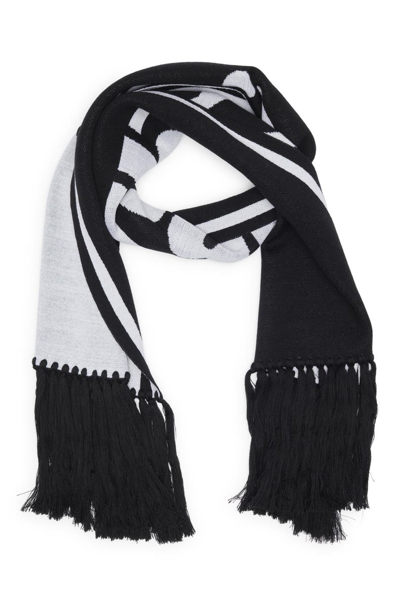 Givenchy Monogram Wool Fringe Scarf, Main, color,