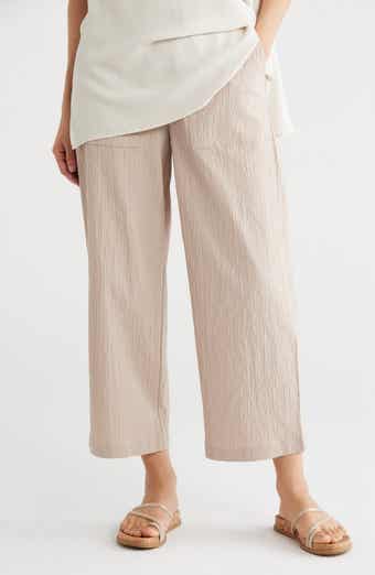 Straight Leg Cropped Pants