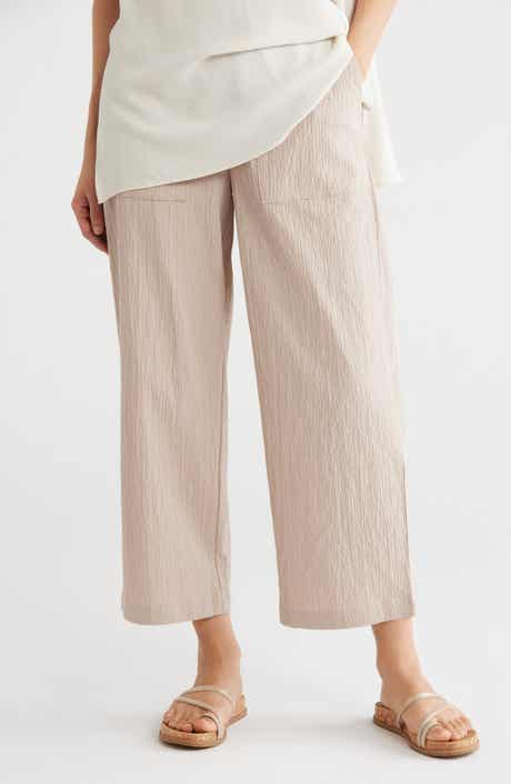 Straight Leg Cropped Pants