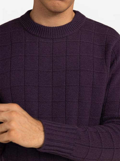 Gobi Mongolian Cashmere Square-patterned Cashmere Sweater