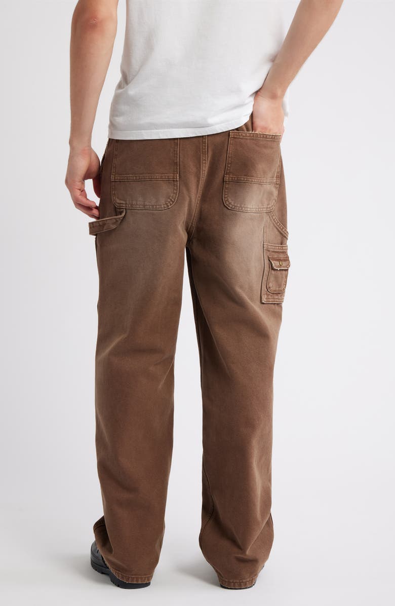 Elwood Industry Cotton Canvas Carpenter Pants, Alternate, color, Brown
