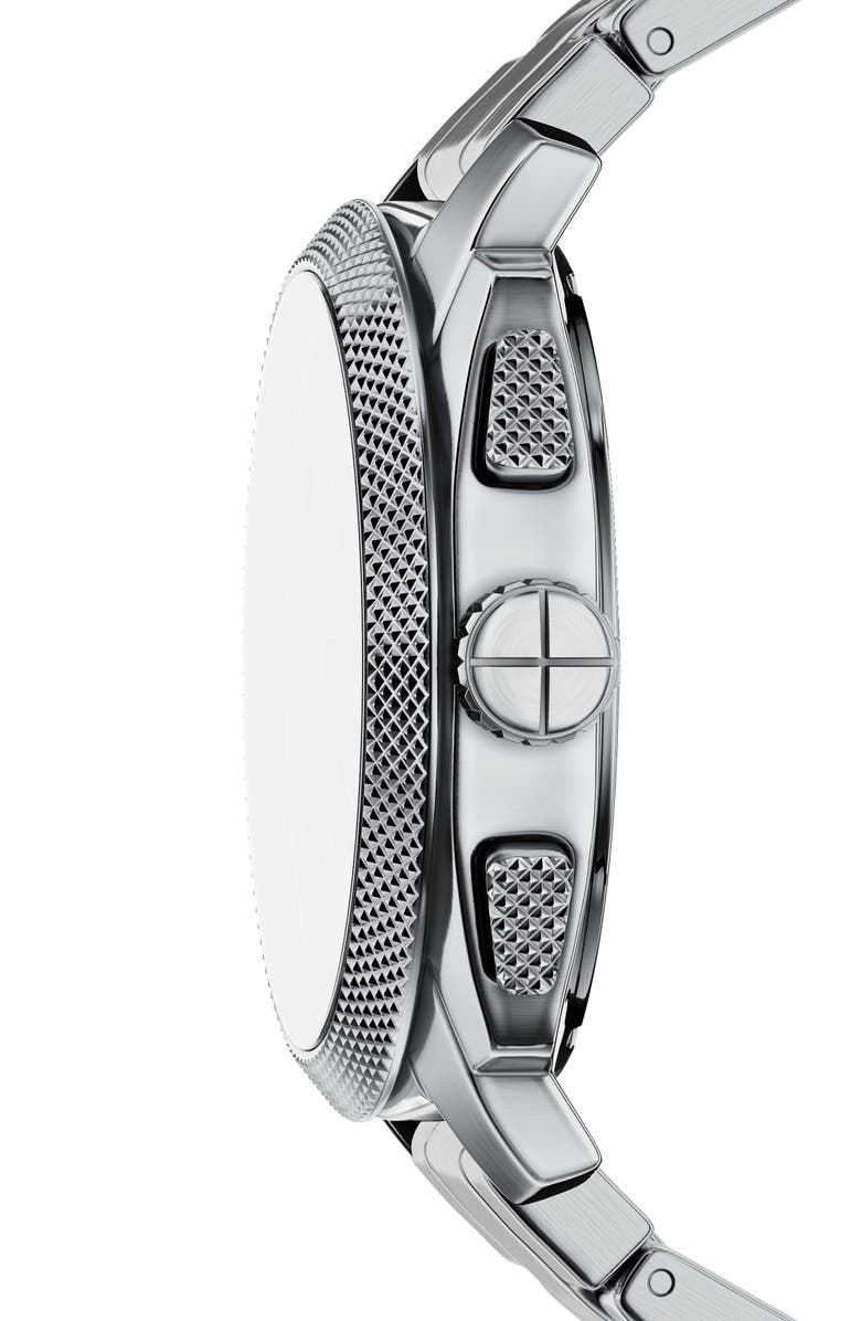 Fossil Machine Chronograph Bracelet Watch, 44mm, Alternate, color, Silver