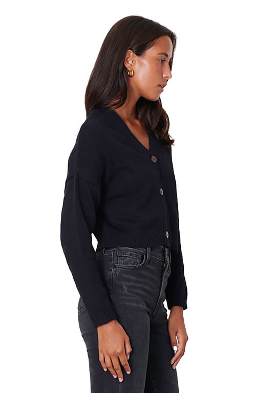 Paneros Clothing Diana Cropped Cardigan In Black