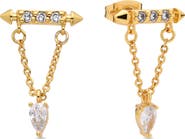 EYE CANDY LOS ANGELES Eloise Triangle Dangle Drop Earrings