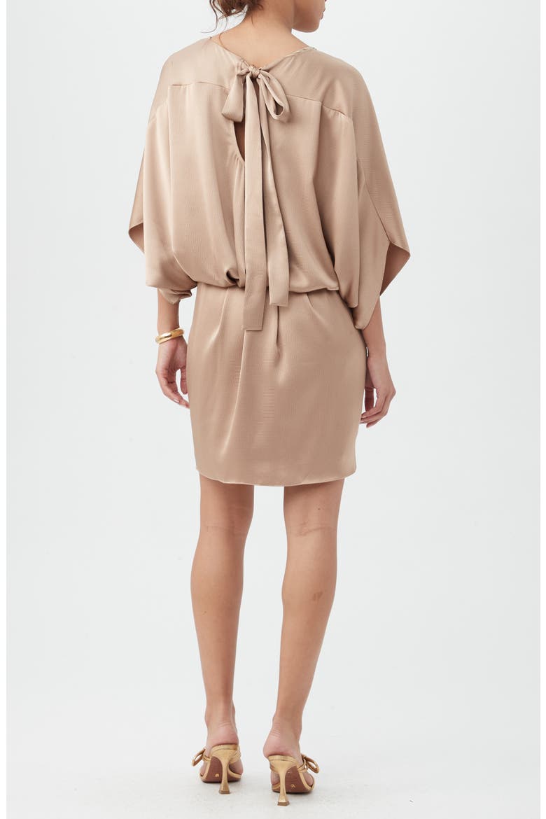 Manhattan Dropped Waist Dress, Alternate, color, CAMEL