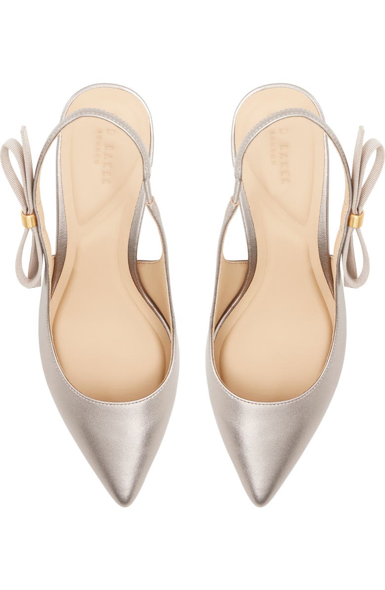 Ted Baker London Janie Bow Slingback Pointed Toe Pump, Alternate, color,