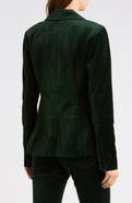 Good American Sculpted Velvet Blazer