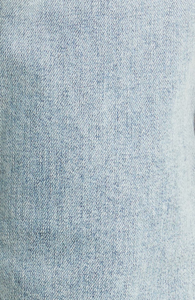 AMIRI Stack Distressed Slim Fit Jeans, Alternate, color, Stone Indigo