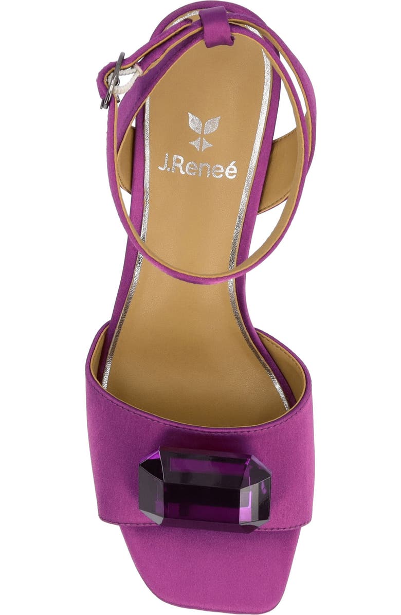 J. Reneé Nickee Ankle Strap Sandal, Alternate, color, Purple