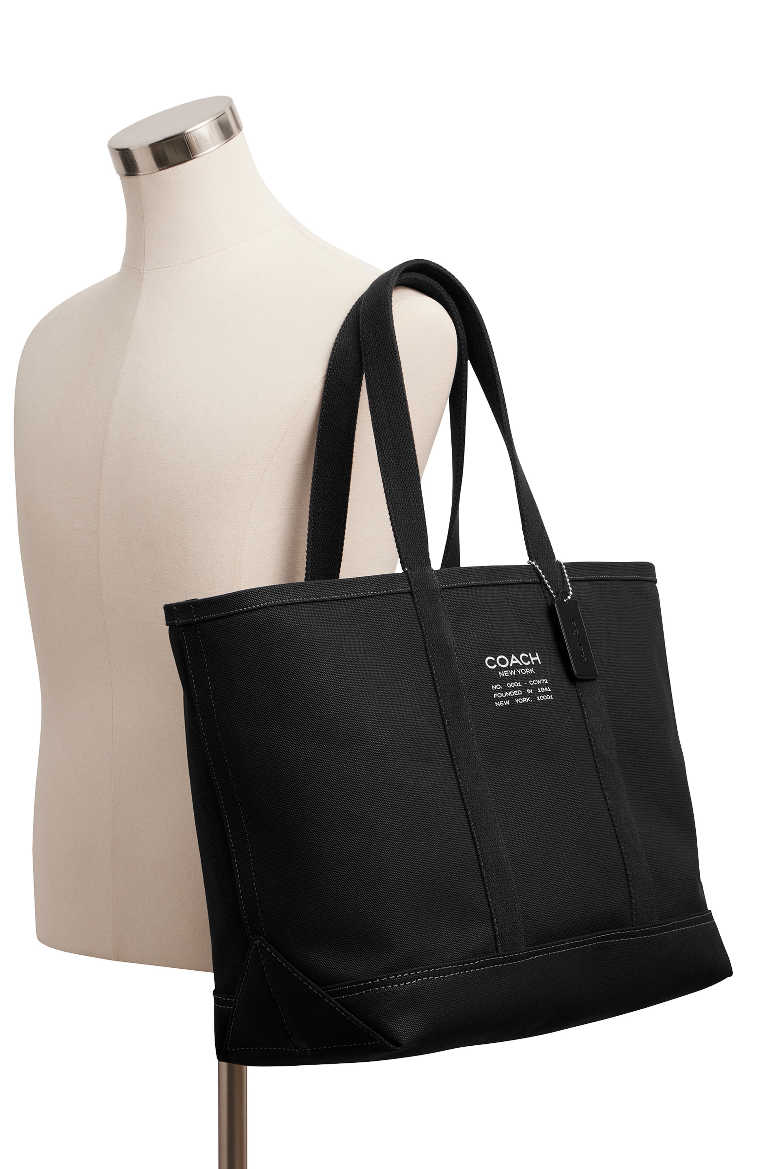 COACH Utility Canvas Tote, Alternate, color, 