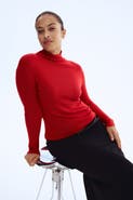 H&M Fine-knit Turtleneck Top