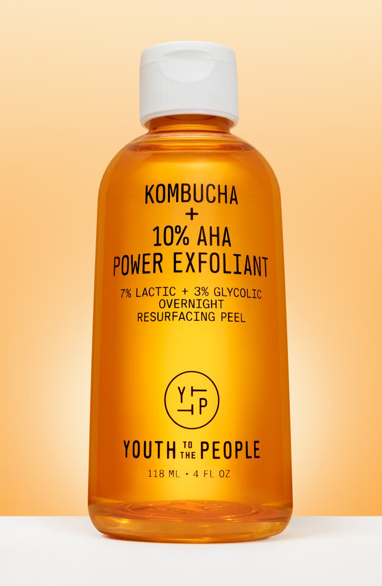 Youth to the People Kombucha + 10% AHA Power Exfoliant, Alternate, color, 