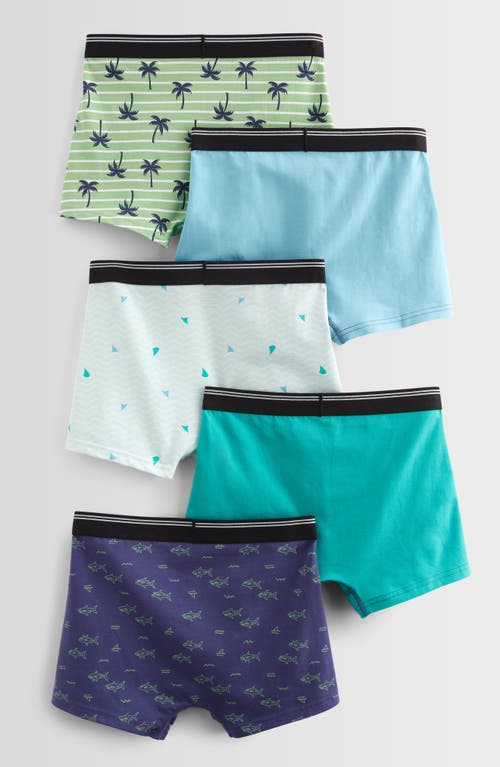 NORDSTROM NORDSTROM KIDS' ASSORTED 5-PACK BOXER BRIEFS