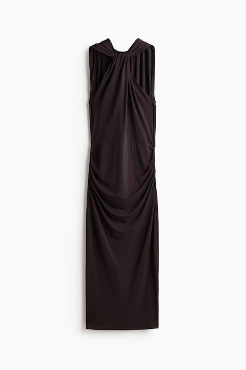 Draped Jersey Dress