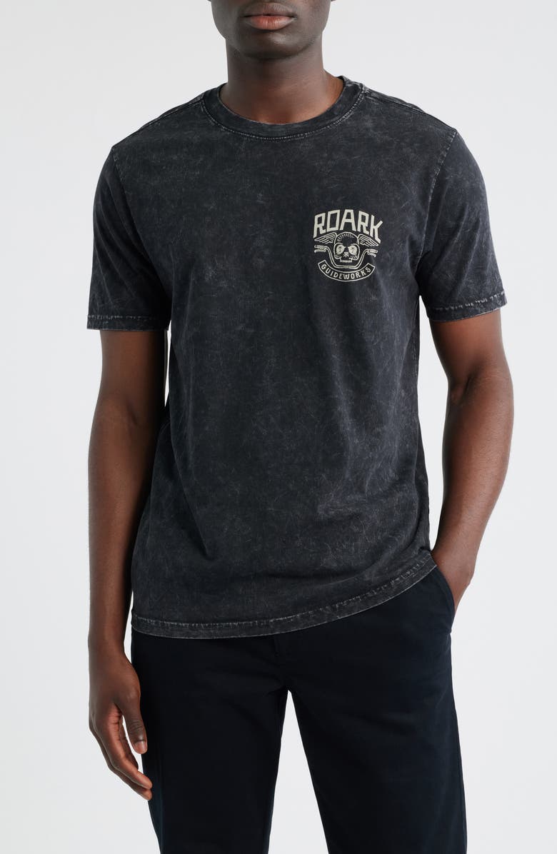 Roark Guideworks Graphic T-Shirt, Main, color, Black