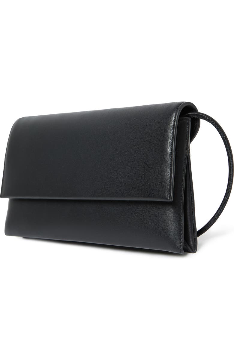 Loeffler Randall Charlee Flap Clutch, Alternate, color, Black