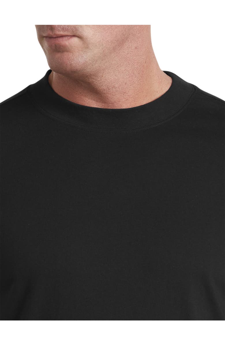 Harbor Bay by DXL Big & Tall Moisture-Wicking Long-Sleeve Shirt, Alternate, color, Black