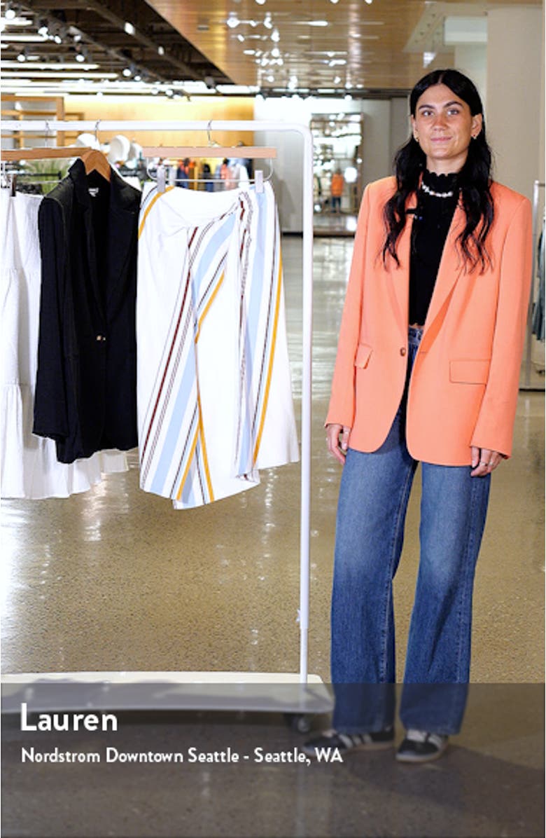 Clara Variegated Stripe Midi Skirt, sales video thumbnail