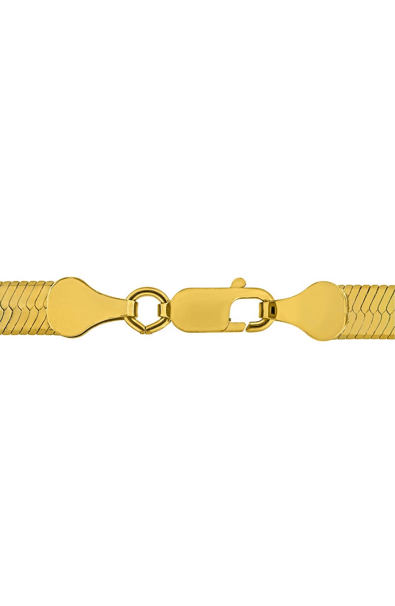 DELMAR Herringbone Chain Necklace, Alternate, color, Gold