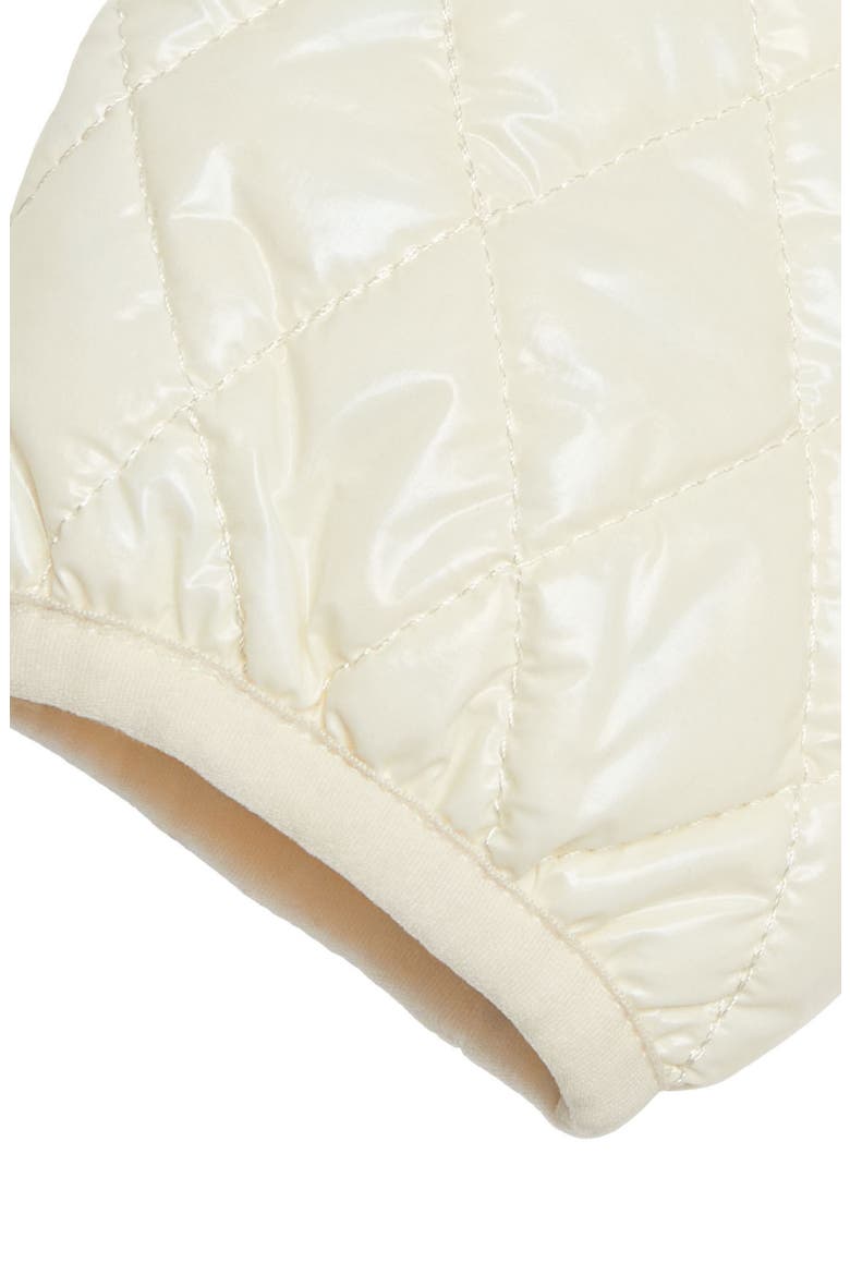 Girls Shiny Quilted Puffer Jacket, Alternate, color, Shiny Winter White