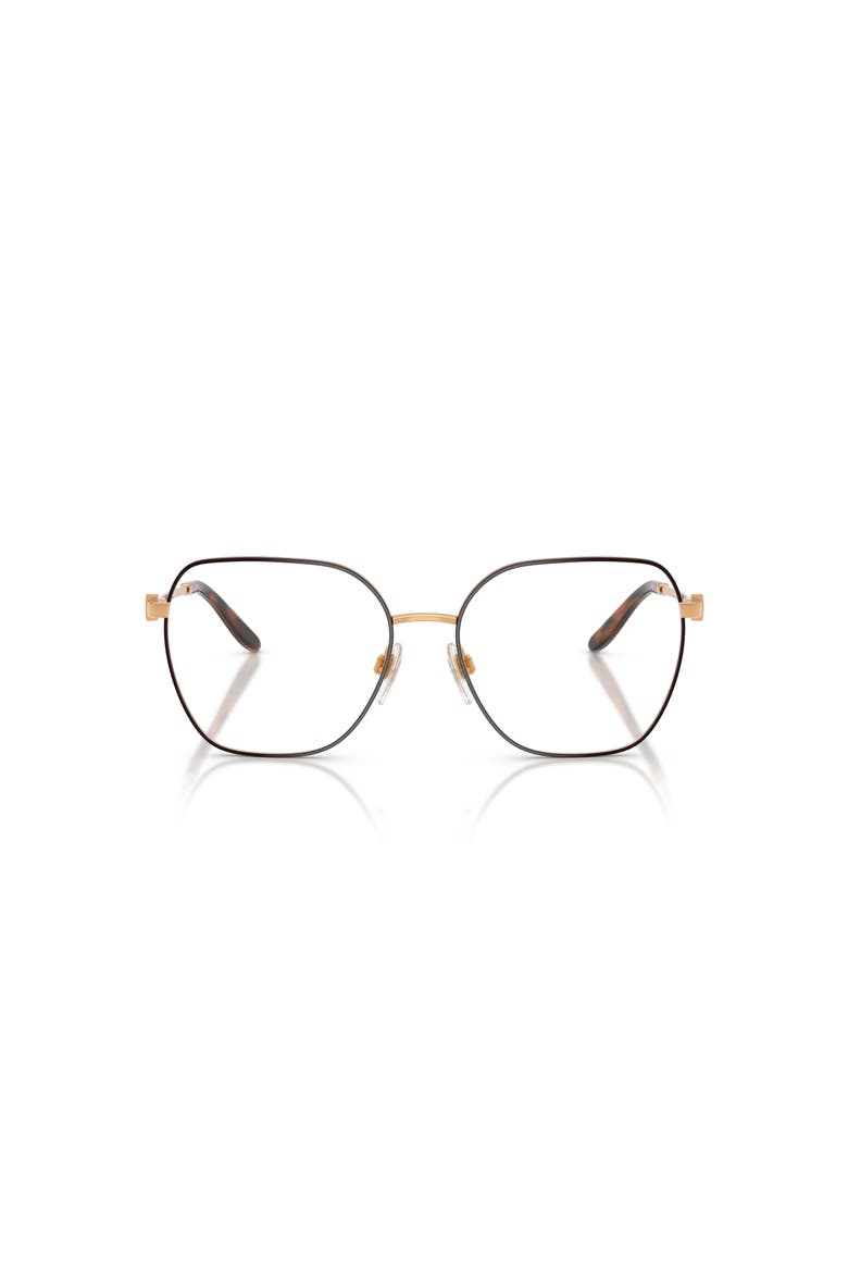 55mm Square optical glasses, Alternate, color, Brown