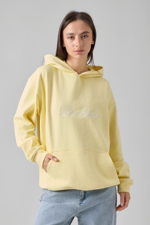 Embroidered Cotton Hoodie