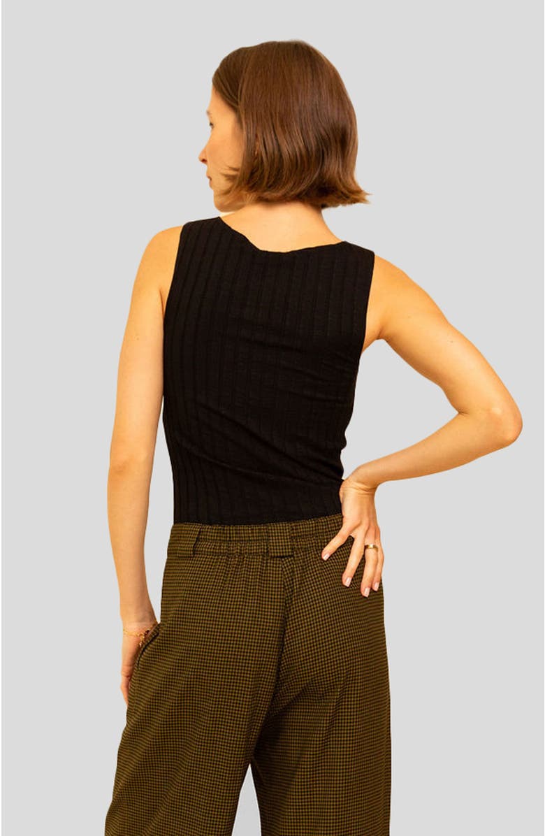 Whimsy + Row Dillon Tank, Alternate, color, Black