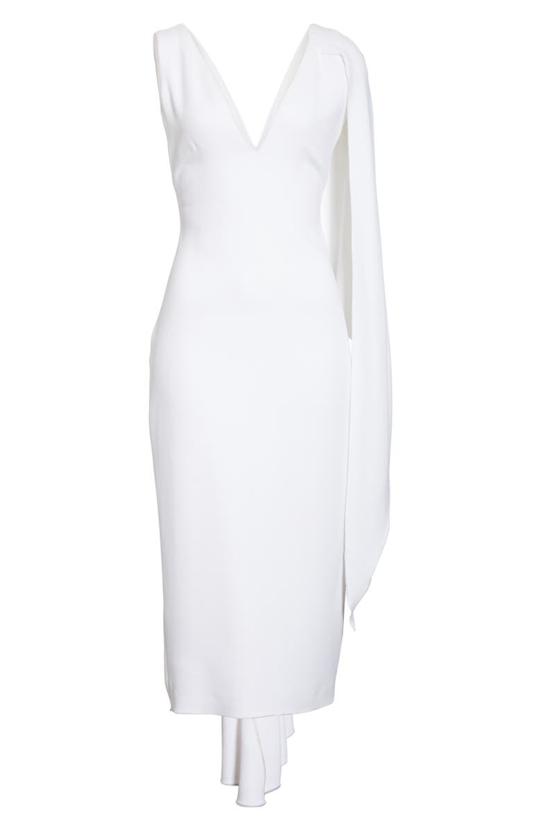 CUSHNIE Leta Drape Dress, Alternate, color, 
