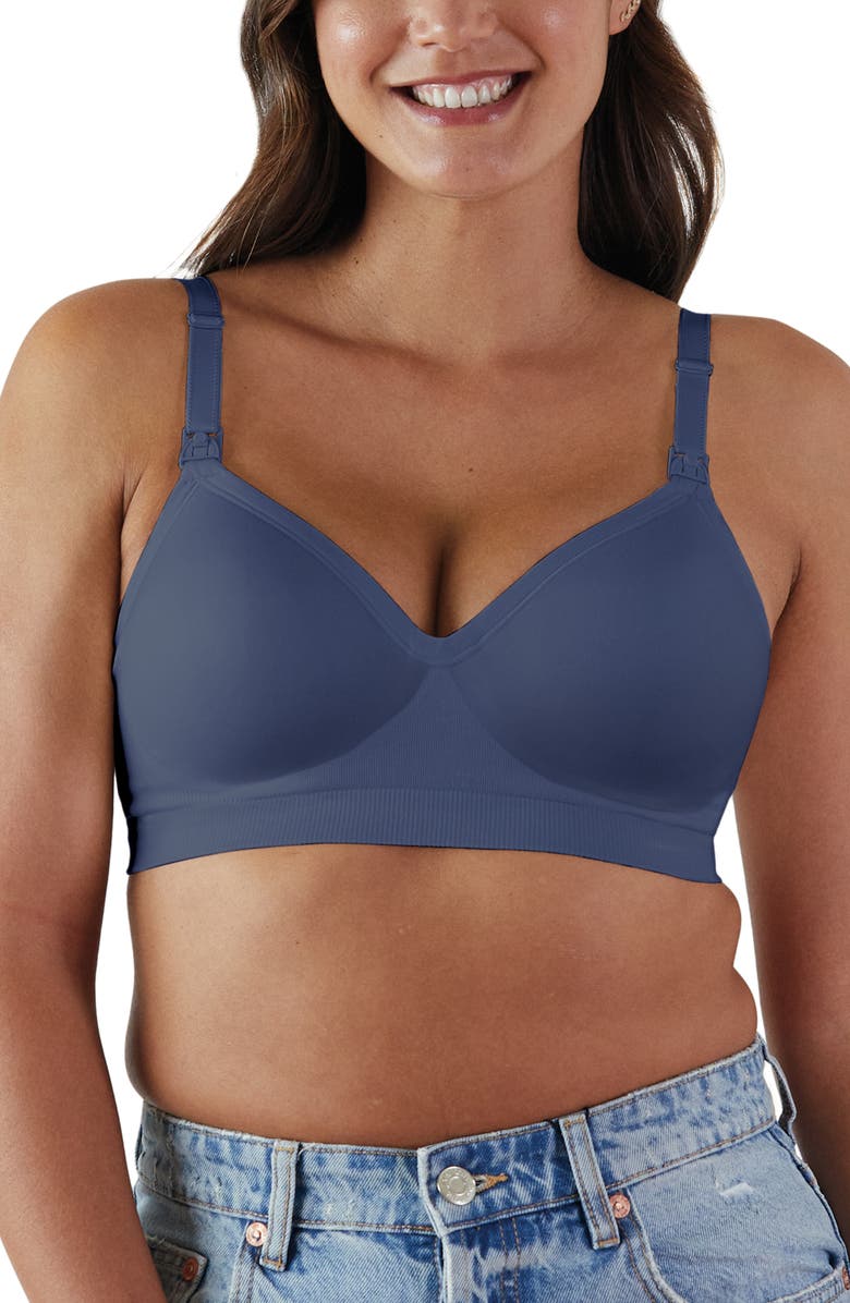 Bravado Designs Plunge Wireless Maternity/Nursing Bra, Main, color,
