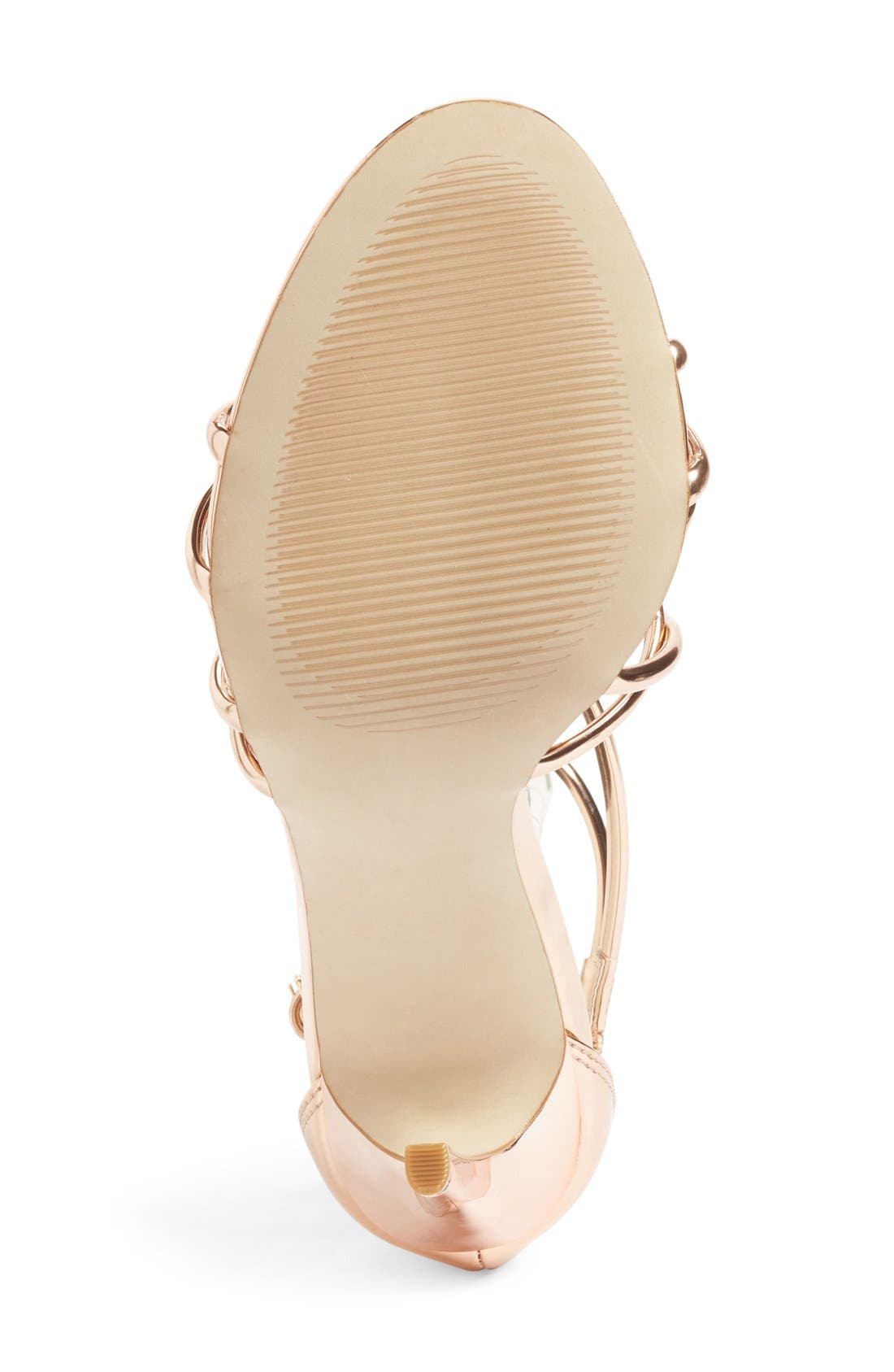 Satire Strappy Sandal, Alternate, color, ROSE GOLD