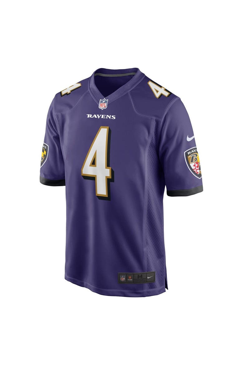 Men's Nike Zay Flowers Purple Baltimore Ravens 2023 NFL Draft First Round Pick Game Jersey, Alternate, color, Purple