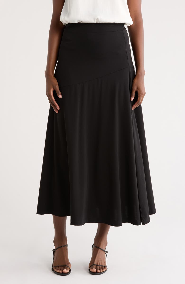 PATRIZIA LUCA A-Line Maxi Skirt, Main, color, Black