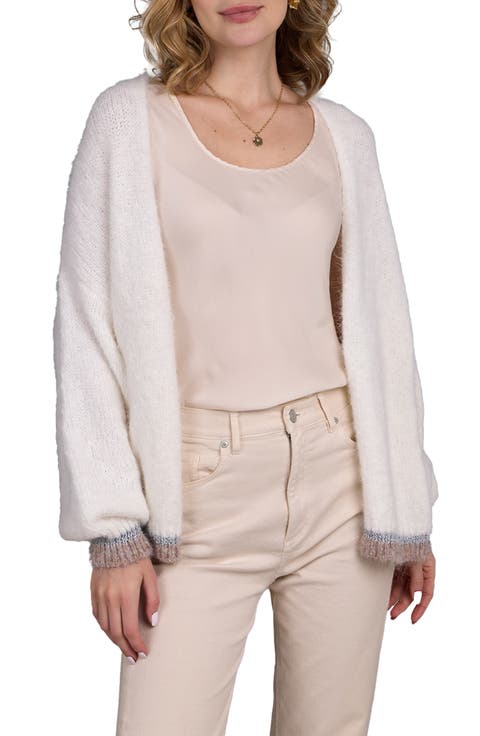 Stripe Trim Cardigan
