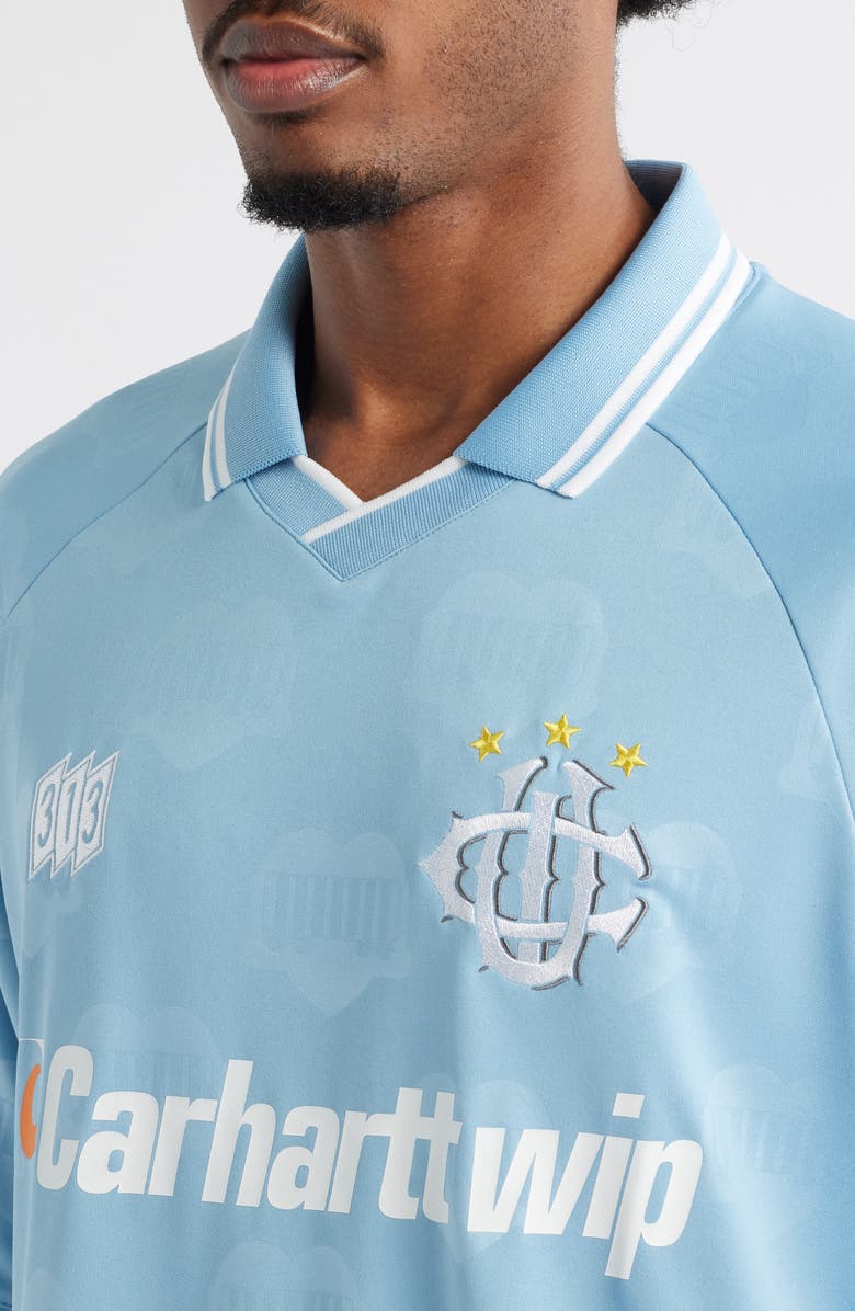 Carhartt Work In Progress Hartts Jacquard Graphic Football T-Shirt, Alternate, color, 